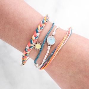 Pura Vida Bracelet Sun and Wave Set - Monthly Club September 2020 New
